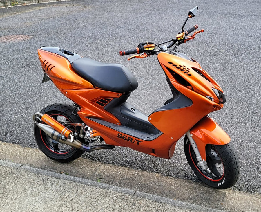 Yamaha Aerox R 50 2T LC [2013–] - Auspuff Pro Replica MK2 Orange