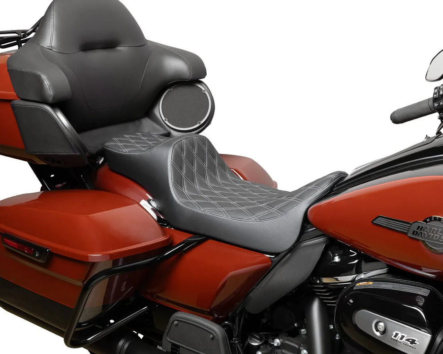 harley davidson touring [DRAG SPECIALTIES] – Predator III sete med utvidet rekkevidde