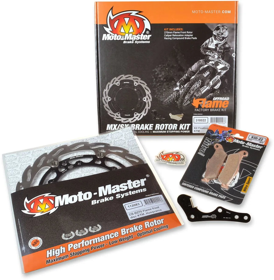 Ktm 450 Xc F [2025-2027] - 270mm Flame Oversize Floating Rotor Bremskit – Bild 1