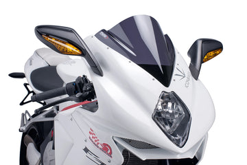 MV AGUSTA F3 675 2012-2018 / F3 800 2013-1 - Z racingskjerm | Kraftig tonet | PUIG 5651F