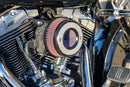 Harley-Davidson FLSTNSE 1800 Softail Deluxe CVO [2014-2015] - Air Stinger Stealth Luftfiltersatz – Oberfläche: Schwarz, Verchromt – Bild 7