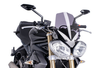 TRIUMPH STREET TRIPLE 675 RX [2016] - Ny generasjon sportsfrontrute | Tonet | PUIG 5658H