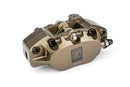 MBK Nitro Naked 50 2T LC [–2012] - 4-Kolben-Bremssattel mit Adapter eloxiert