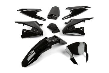 Aprilia SX 50 2T - Fairing kit 8 stk svart