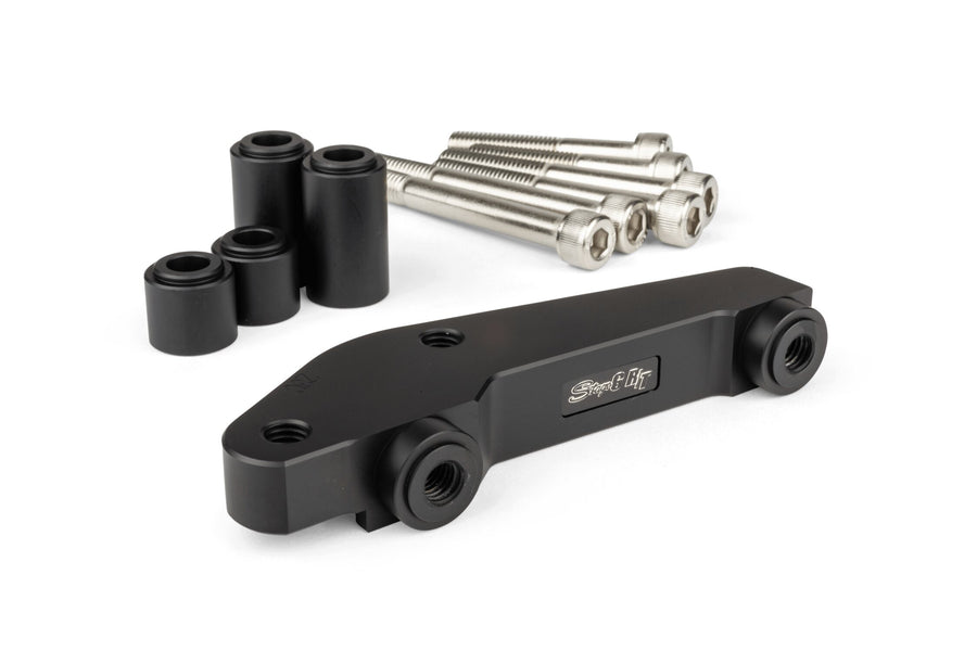 MBK Nitro Naked 50 2T LC [–2012] - 4-Kolben Bremssattel mit Adapter Schwarz