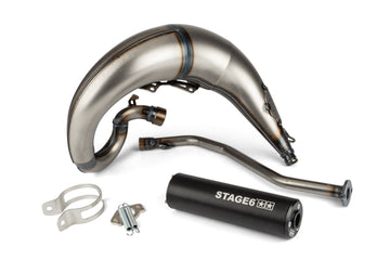 Beta RR Enduro 50 2T - Exhaust Streetrace High Mount venstre svart
