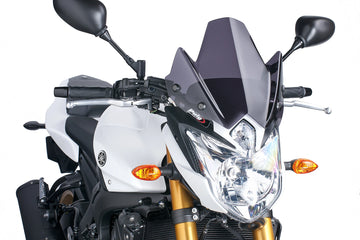 YAMAHA FZ8 [2016] - PUIG New Generation Sports Windshield | Sterkt tonet | PUIG 5872F