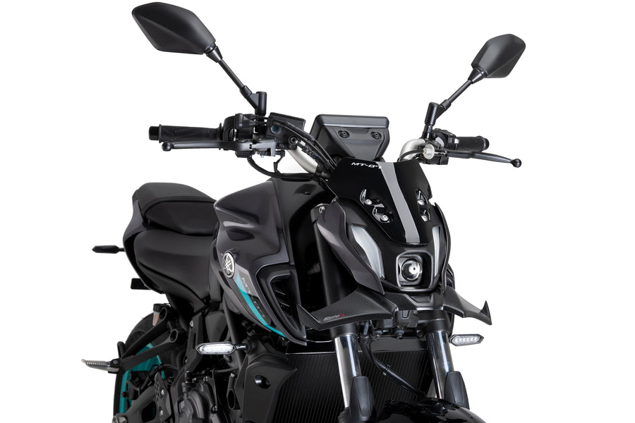 YAMAHA MT-07 PURE [2024] – Frontspoiler med naken frontrute