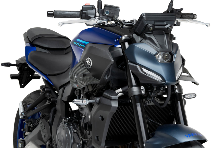 YAMAHA MT-07 Y-AMT [2025] – D12 Spoiler – Matt svart