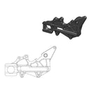 Ktm SX 400 [2003] - Versatzhalterung für OEM-Bremssattel – Oberfläche: Schwarz – Bild 1