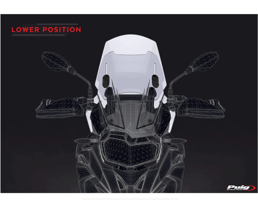 BMW F 750 GS [2024] – Justerbar frontrute – kraftig tonet