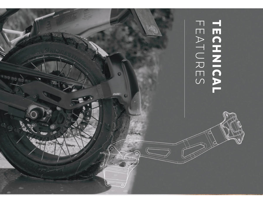 BMW F 750 GS [2024] – Enkel svingarmskjerm – Matt svart