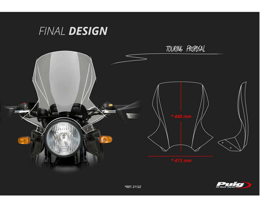 ROYAL ENFIELD HIMALAYAN 410 [2020] – turskjerm – gjennomsiktig
