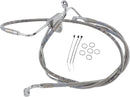 harley davidson flhtc [DRAG SPECIALTIES] - Forlenget bremselinjesett i rustfritt stål-1