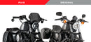 HARLEY DAVIDSON SPORTSTER 883 IRON XL 883 N [2012] – ALU frontplate – sølv-2
