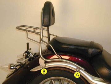 Yamaha XV 1900 Midnight Sta [2006-2016] - Sissybar uten bagasjebro