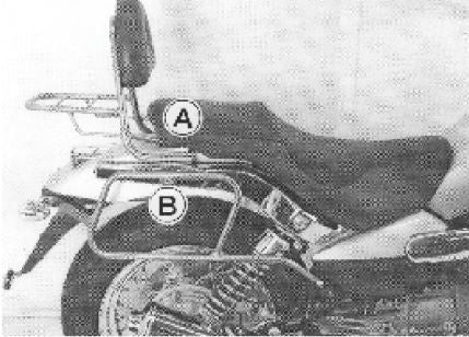 Moto Guzzi Nev Clas V 750 IE [2004-2011] - Sissybar uten bagasjebro