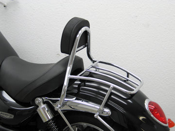 Triumph Rocket III Roadster [2010-2017] - Driver Sissy Bar med pute og bagasjehylle