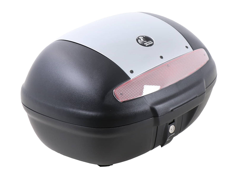 Topcase [Hepco & Becker] - Journey 50 silber – für Topcaseträger