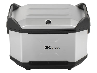 Topcase [Hepco & Becker] - Xceed 45 L - sølv - for topcase-bærere