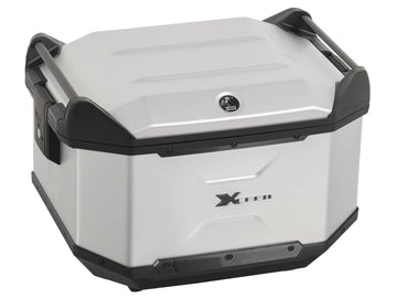 Topcase [Hepco & Becker] - Xceed 45 L - sølv - for topcase-bærere