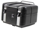 Topcase [Hepco & Becker] - Gobi Black Edition med sølvinnlegg - for topcase-bærere
