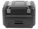 Topcase [Hepco & Becker] - Gobi Black Edition med sølvinnlegg - for topcase-bærere