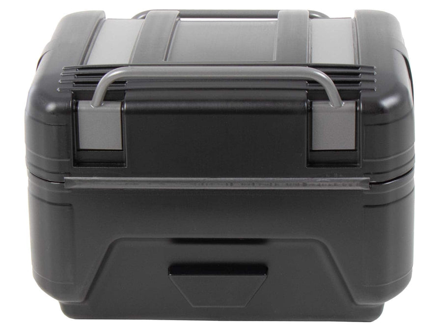Topcase [Hepco & Becker] - Gobi Black Edition med sølvinnlegg - for topcase-bærere