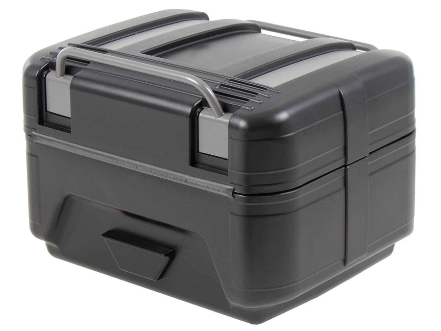 Topcase [Hepco & Becker] - Gobi Black Edition med sølvinnlegg - for topcase-bærere