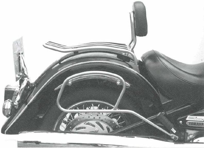 Yamaha XV 1600 Wild Star [1994-2004] - Solorack med ryggstøtte