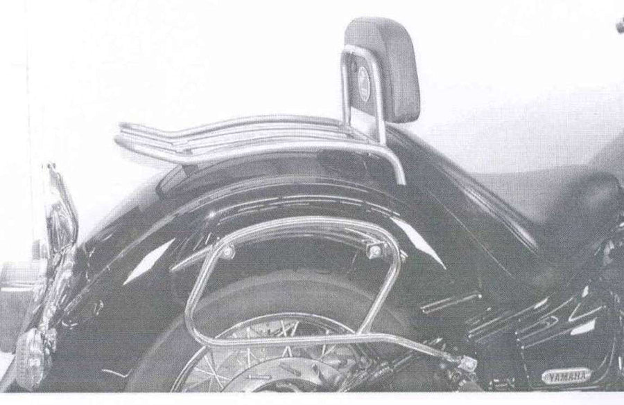 Yamaha XVS 1100 A Drag Star [2001-2007] - Solorack med ryggstøtte