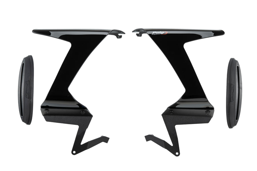 KAWASAKI ZX-6R NINJA [2025] – Race Side Spoiler – Matt svart