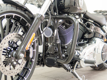Harley Davidson Breakout (FXSB) 2013-2017 [2013-2017] -Beskyttende bar, stor versjon laget av 38 mm rør, vinkelform, svart