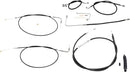 Harley Davidson FLS [LA CHOPPERS] - Standard svart vinyl styrekabel/bremselinjesett