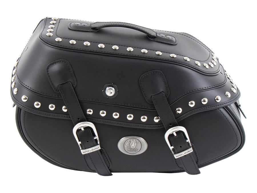 Motorsykkelveske [Hepco & Becker] - Leather Buffalo Big Custom venstre – C-Bow