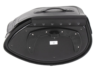 Motorsykkelveske [Hepco & Becker] - Leather Buffalo black left - tube pannier holder