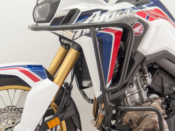 Honda CRF 1000 L Africa Twin (også DCT) (SD04) 2015-2016 og (SD06) 2017-2019 [2015-2016] -enduro beskyttelsesbar ovenfor, svart