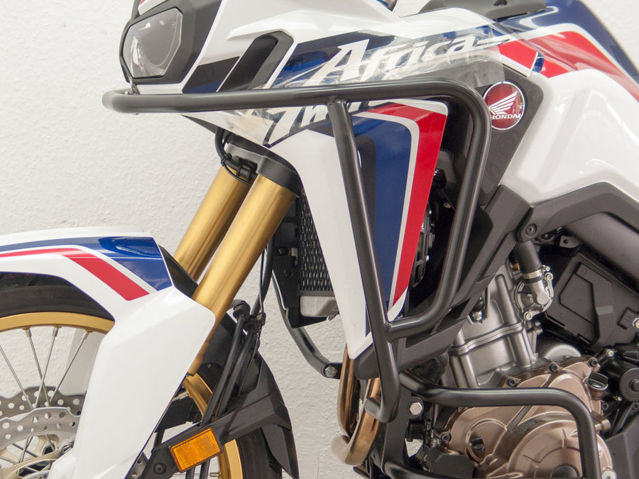 Honda CRF 1000 L Africa Twin (også DCT) (SD04) 2015-2016 og (SD06) 2017-2019 [2015-2016] -enduro beskyttelsesbar ovenfor, svart