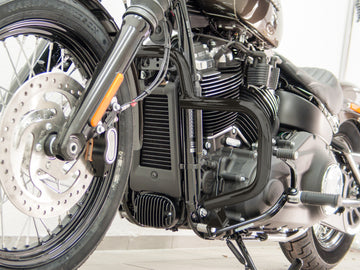 Harley Davidson Softail (Milwaukee -iight 107/114) [2018] - beskyttelsesbar, laget av 32 mm rør, flat form, svart
