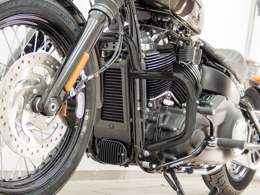 Harley Davidson Softail (Milwaukee -iight 107/114) [2018] - beskyttelsesbar, laget av 32 mm rør, flat form, svart