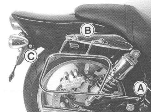 Suzuki VZ 1600 Marauder [2004-2005] - Pakkelommeinnehaver