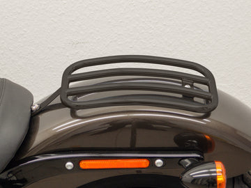 Harley Davidson Softail Street Bob (Milwaukee-Eight 107/114) [2018] -Passenger Rack Ø 16, buet, svart