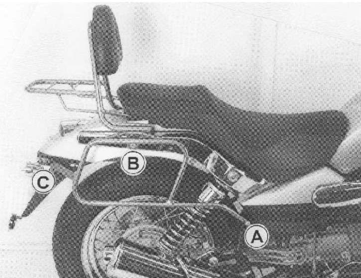 Moto Guzzi Nev Clas V 750 IE [2004-2011] - Pakkelommeholder