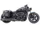 Indian Scout Sixty Classic [2025-2026] - Set: Ledertaschenhalter Cutout schwarz inkl. Rugged Ledertaschen schwarz