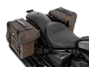 Indian Sport Scout Sixty [2026] - Set: Ledertaschenhalter Cutout schwarz inkl. Rugged Ledertaschen braun