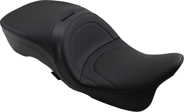 harley davidson touring [DRAG SPECIALTIES] – 2-delt skinnsete, ryggstøtte kompatibel, touring
