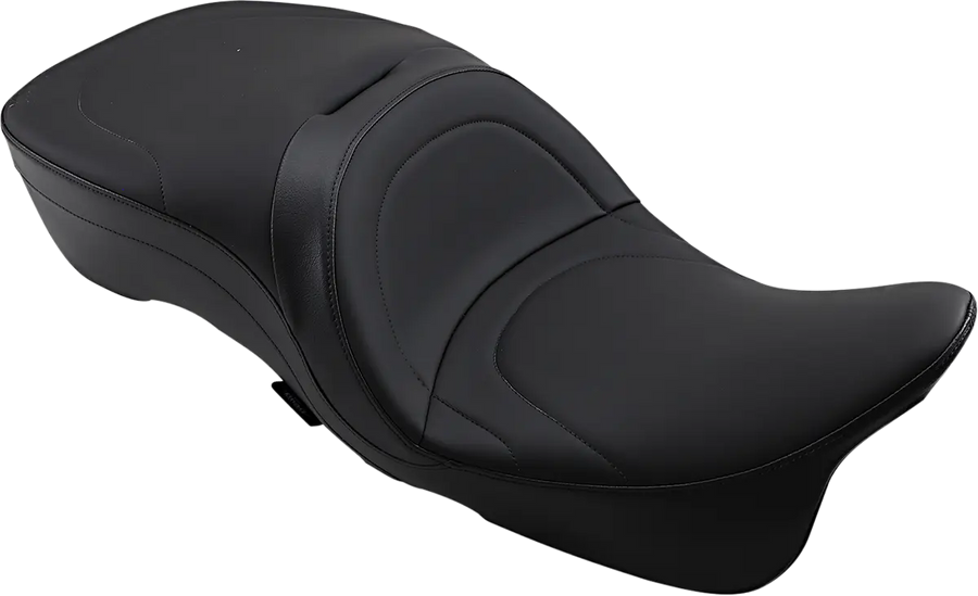 harley davidson touring [DRAG SPECIALTIES] – 2-delt skinnsete, ryggstøtte kompatibel, touring