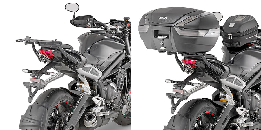 Triumph Street Triple 765 R [2025-2026] – toppdekselholder for Monokey eller Monolock