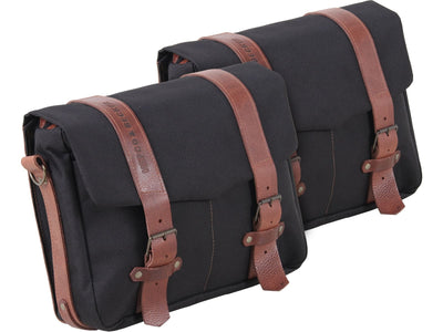 Motorsykkelveske [Hepco & Becker] - Legacy messenger bag sett L/L svart – C-Bow