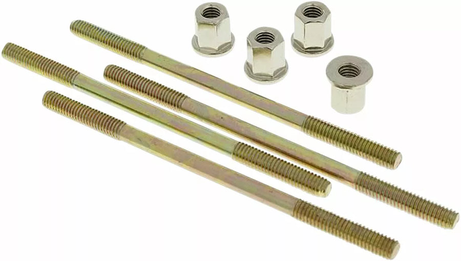 Yamaha DT 125 [Naraku] -Screw Set Cylinder inkludert NUTS-4 deler